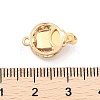 Brass Micro Pave Cubic Zirconia Box Clasps KK-C080-11G-02-3