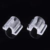 Transparent AS Plastic Base Buckle Hair Findings FIND-T064-004A-01-2