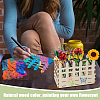 Wood Building Vase Kits for Flower Bouquet DIY-WH0010-90-5