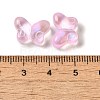 UV Plating Transparent Glass Beads X-GLAA-G115-03B-3