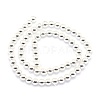 Electroplate Non-magnetic Synthetic Hematite Beads Strands G-L485-01E-S-3