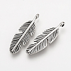 Tibetan Style Alloy Pendants TIBEP-Q078-27AS-RS-1