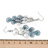 430 Stainless Steel Shell Shape Dangle Earrings EJEW-A137-03P-02-5