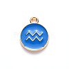 Alloy Enamel Pendants ENAM-S124-01A-02J-2