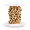 Ion Plating(IP) 304 Stainless Steel Twisted Chains/Curb Chains CHS-H024-01G-B-2