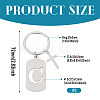 1Pc Stainless Steel Keychains KEYC-TADJ0001-08C-2