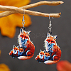 Colorful Acrylic Dangle Earrings LS-HJ6740-3-1