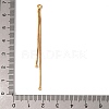 Brass Tassel Box Chain Big Pendants KK-G510-13G-3