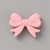 Bowknot Silicone Beads SIL-WH0010-24-1