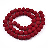 Opaque Glass Beads Strands X-GLAA-T032-P8mm-MD05-3