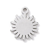 Non-Tarnish 304 Stainless Steel Charms STAS-K286-01H-P-1