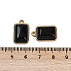 Natural Obsidian Pendants STAS-K291-04G-10-3