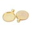 Tibetan Style Alloy Pendant Cabochon Settings TIBE-R295-055G-LF-2