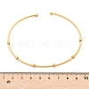 304 Stainless Steel Arm Cuff Bangles for Women AJEW-P127-03G-5