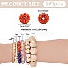 200Pcs Pave Disco Ball Beads RB-PH0001-41H-2