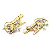 201 Stainless Steel Plane Lapel Pin JEWB-N007-130G-3