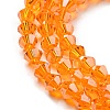 Transparent Electroplate Glass Beads Strands GLAA-F029-2mm-C23-3