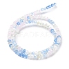 Glass Beads Strands EGLA-A034-M4mm-18-5