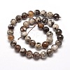 Dyed Natural Agate Faceted Round Beads Strands X-G-E268-17-3