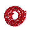 Electroplate Glass Beads Strands EGLA-A044-T3mm-A01-3