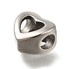 304 Stainless Steel European Beads STAS-M100-01AS-2