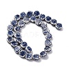Handmade Blue and White Porcelain Beads Strands PORC-I027-15A-2