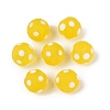 Frosted Handmade Lampwork Beads LAMP-Q039-10C-1