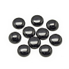 Synthetic Black Stone Cabochons X-G-R416-10mm-46-1-1