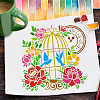 PET Hollow Out Drawing Painting Stencils DIY-WH0391-0708-4
