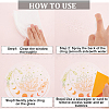 4Pcs 4 Styles PET Rainbow Window Clings Stickers DIY-GF0007-63-5