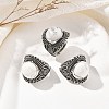 Natural Howlite Adjustable Rings RJEW-I108-03AS-10-1