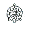 Tibetan Style Alloy Chandelier Components Links X-TIBE-A30127-AS-RS-1