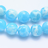 Synthetic Imperial Jasper Beads Strands G-F531-8mm-H05-3