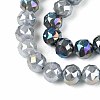 Anti-Tarnish Electroplate Glass Beads Strands GLAA-N064-10mm-M-2