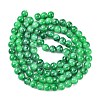 Baking Paint Glass Round Bead Strands DGLA-Q019-8mm-M-6
