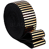 5 Yards Flat Nylon Hot Stamping Striped Elastic Wide Cord OCOR-BC0007-92B-1