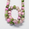 Natural Dyed Persian Jade Gemstone Bead Strands G-R271-8mm-XP25-1