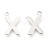 Non-Tarnish 201 Stainless Steel Charms X-STAS-C021-06P-X-2