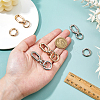 4Pcs 2 Colors Iron Swivel Clasps HJEW-FH00179-3