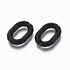 Spray Painted CCB Plastic Linking Rings CCB-R104-15-01-2