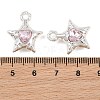 Y2K Style Alloy & Glass Pendants GL-CBA1FD3-01S-01-3