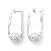 304 Stainless Steel Stud Earrings EJEW-K281-17P-1