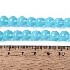 Transparent Glass Imitation Cat Eye Beads Strands GLAA-Q110-01B-06-4