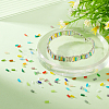1800Pcs 18 Colors Frosted Glass Tube Beads FGLA-PH0001-09-5