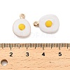 Alloy Enamel Pendants PALLOY-R155-01G-03-3