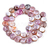 Natural Fire Crackle Agate Beads Strands X-G-S359-372-2