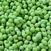 Rubberized Style Glass Seed Beads SEED-Z003-01B-3