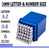 Iron Metal Stamps AJEW-G018-01-5