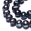 Natural Cultured Freshwater Pearl Beads Strands X-PEAR-S012-45-3