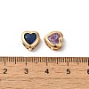 Brass Slide Charms KK-C062-016G-3